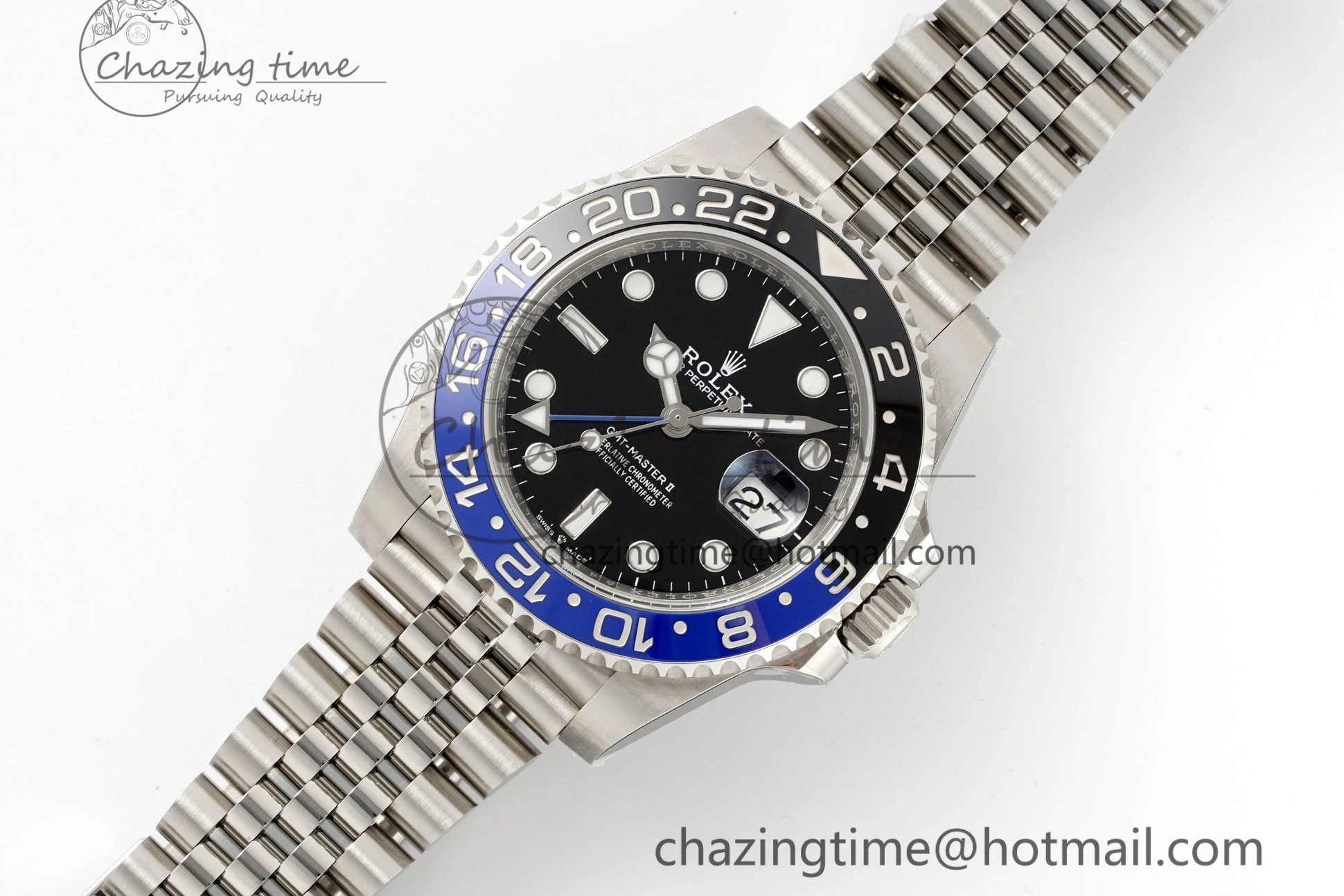 MiroTime 0107 GMT-Master II 126710 BLNR Blue Black Ceramic Clean Factory Best Edition on Jubilee Bracelet DD3285 CHS ComfortFit 1988